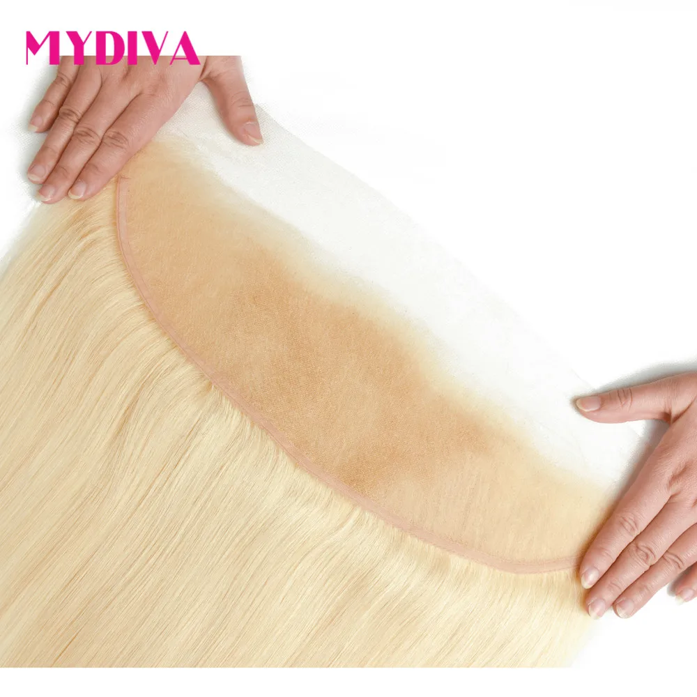 Brazilian Straight Hair Bundles With Lace Frontal Closure 613 Blonde Human Hair 3 Bundles With Closure Remy Extension Mydiva Brazilian Straight Hair Bundles With Lace Frontal Closure 613 Blonde Human Hair 3 Bundles With Closure Remy Extension Mydiva