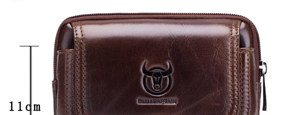 Genuine Leather Fanny Waist Bag Men Belt Bum Leg Hip Packs for Men Mini Multi Phone Box Wallet and Purse Outdoor Coin Card Pouch