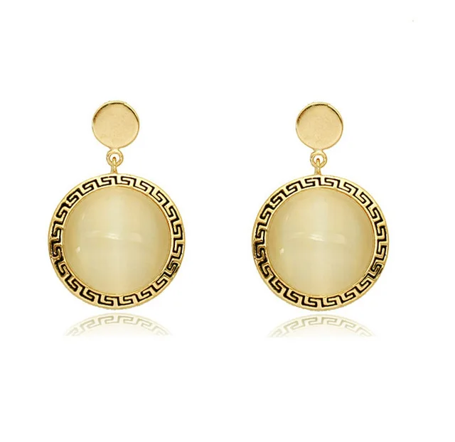 Tiger Totem Free Shipping Woman Accessories New Arrival Famous Brand Tiger Totem Free Shipping Woman Accessories New Arrival Famous Brand Name Wholes Design Round Drop Earrings