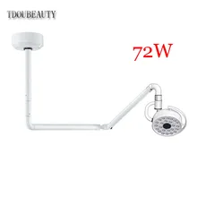TDOUBEAUTY 72W Супер яркость потолочный светодиодный светильник для хирургического осмотра бестеневая лампа для хирургии домашних животных стоматологический отдел(90 V-240 V) 800mm