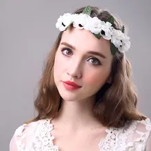 Частный настраиваемый гардения головной убор, невеста головной убор пляжного отдыха головной убор, свадебной фотографии головной убор
