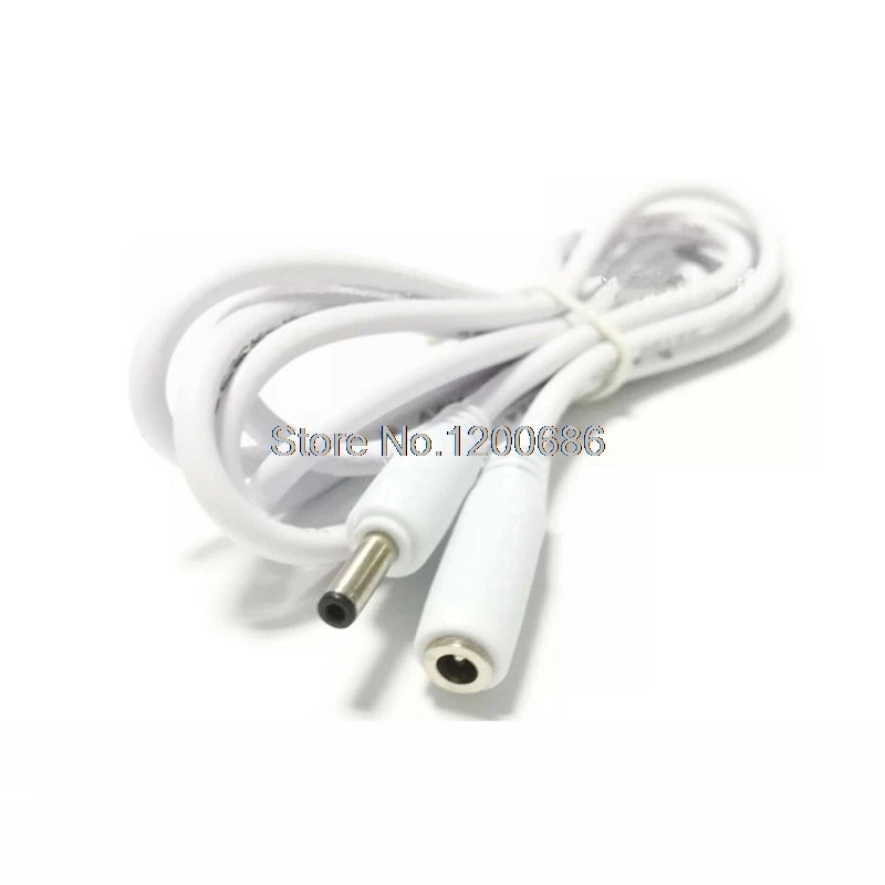 22AWG белый 5V2A DC3.5X1.35 расширение провода питания Жгут мужские и женские 1 м