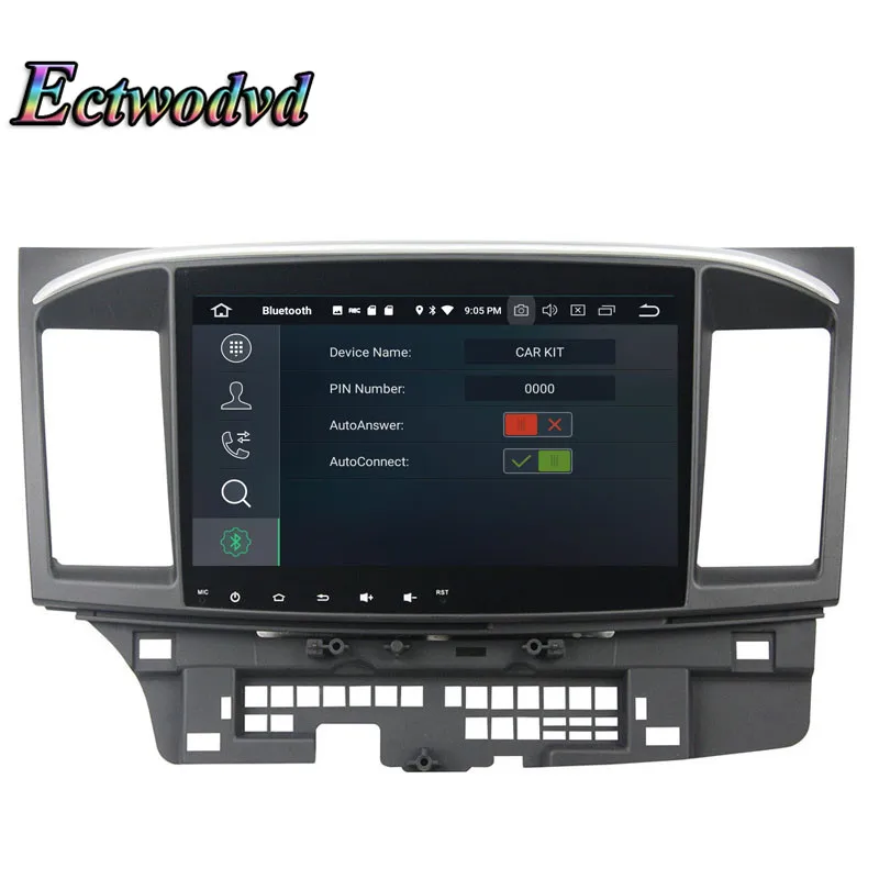 Best Ectwodvd Octa Core 4G RAM 64G ROM Android 9.0 Car Multimedia DVD Player GPS HeadUnit for Mitsubishi Lancer 2015 10