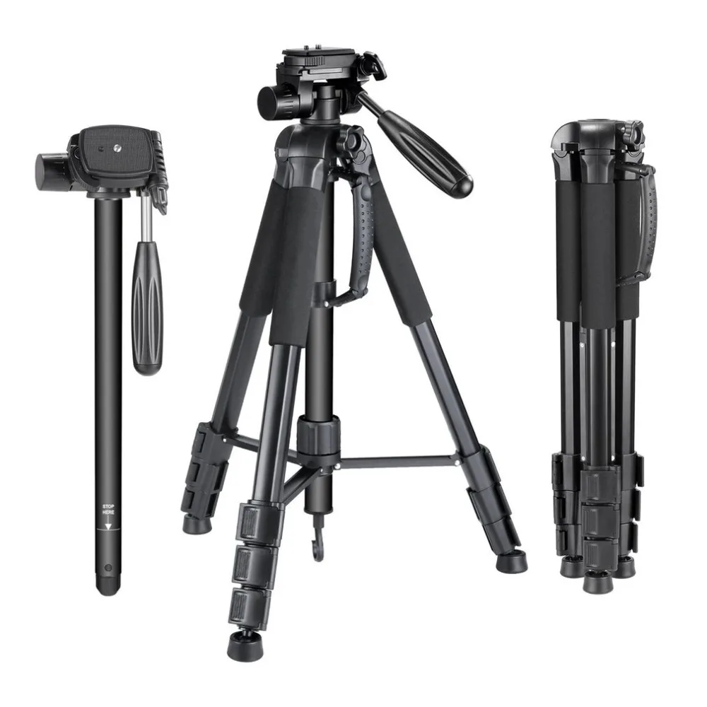 

Camera Tripod Portable Flexible With Quick Release Plate With Ball Head Angle Lock Rubber Foot Pad Panning Dial Table Tripod