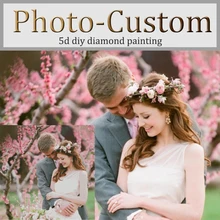 Фото на заказ! Индивидуальный заказ! DIY Алмазная вышивка 5D алмазная картина вышивка крестиком 3D квадратное украшение из мозаики стразами подарок