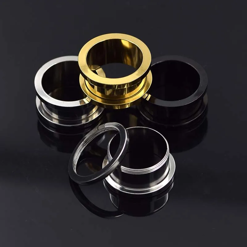 Body piercing tunnels Ear Expanders Piercing Jewelry Stainless steel