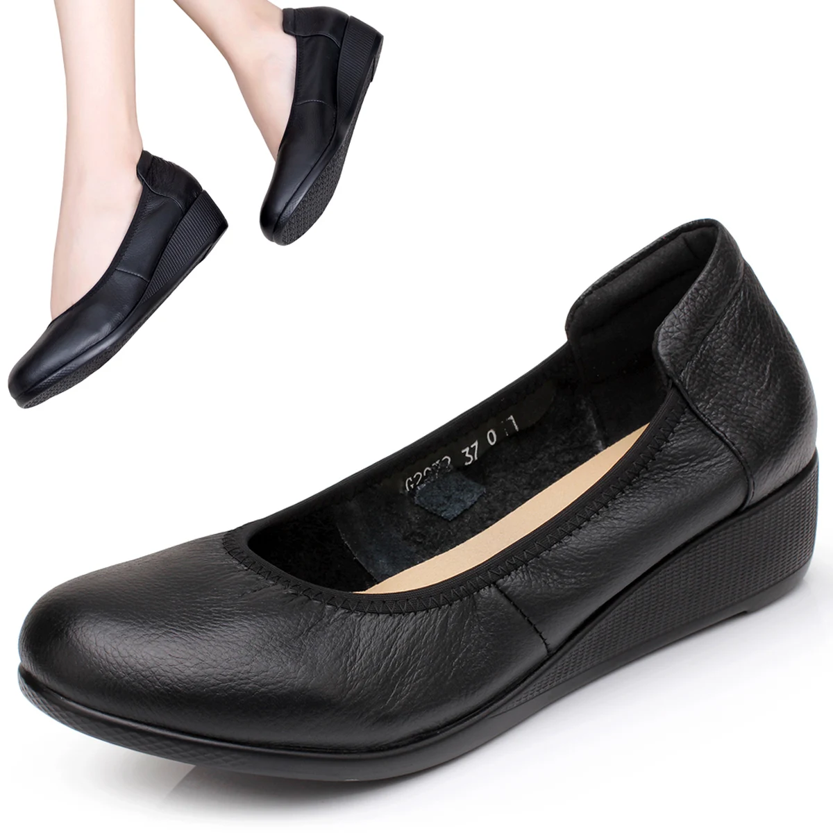 2015Casual Comfortable Soft outsole Genuine Leather Women s Shoes 