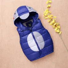 2017 New Children’s Cotton And Hooded West Children Outerwear Winter Jackets Coats Baby Boys Girls Keeping Warm Vest