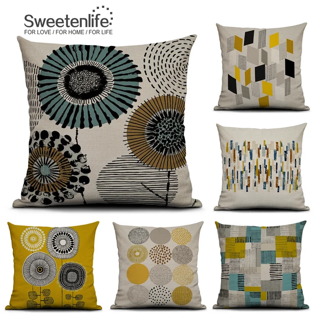 Sweetenlife 45x45 cm Eco-Friendly Copertura del Cuscino Cuscini Decorativi in St Sweetenlife 45x45 cm Eco-Friendly Copertura del Cuscino Cuscini Decorativi in St