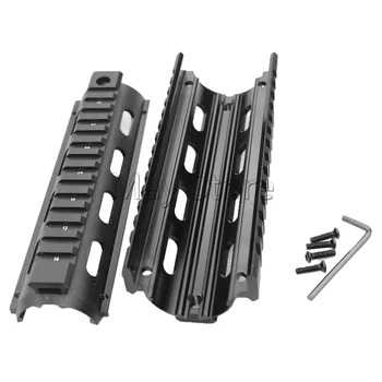 

Tactical Hunting Aluminum Shooting Accessories 6.7" AR-15 M4 Rifle Carbine Weaver Picatinny Quad Rail Handguard