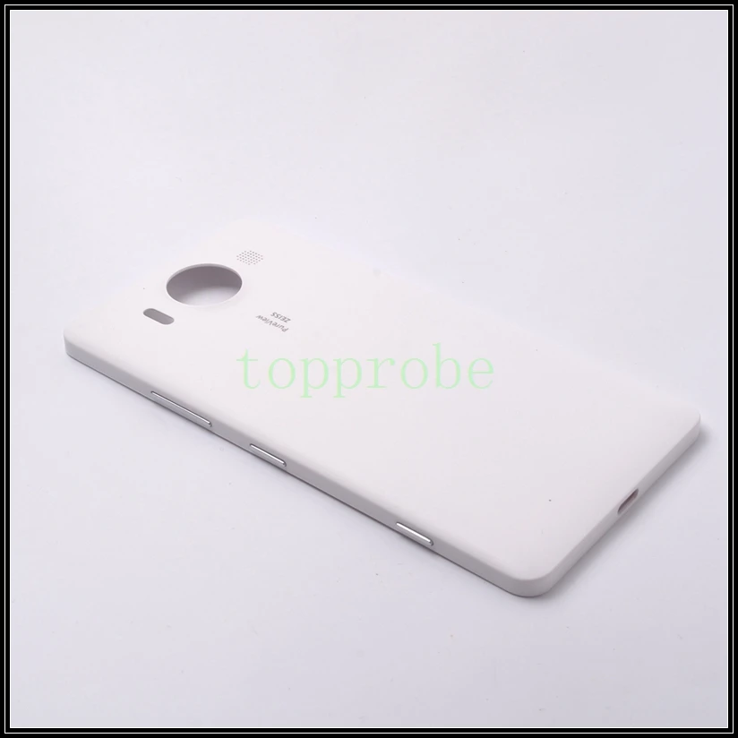 Оригинальная задняя крышка на батарейке для Nokia 950, задняя крышка для microsoft lumia 950, задняя крышка, чехол+ 1 шт., пленка на экран - Цвет: white