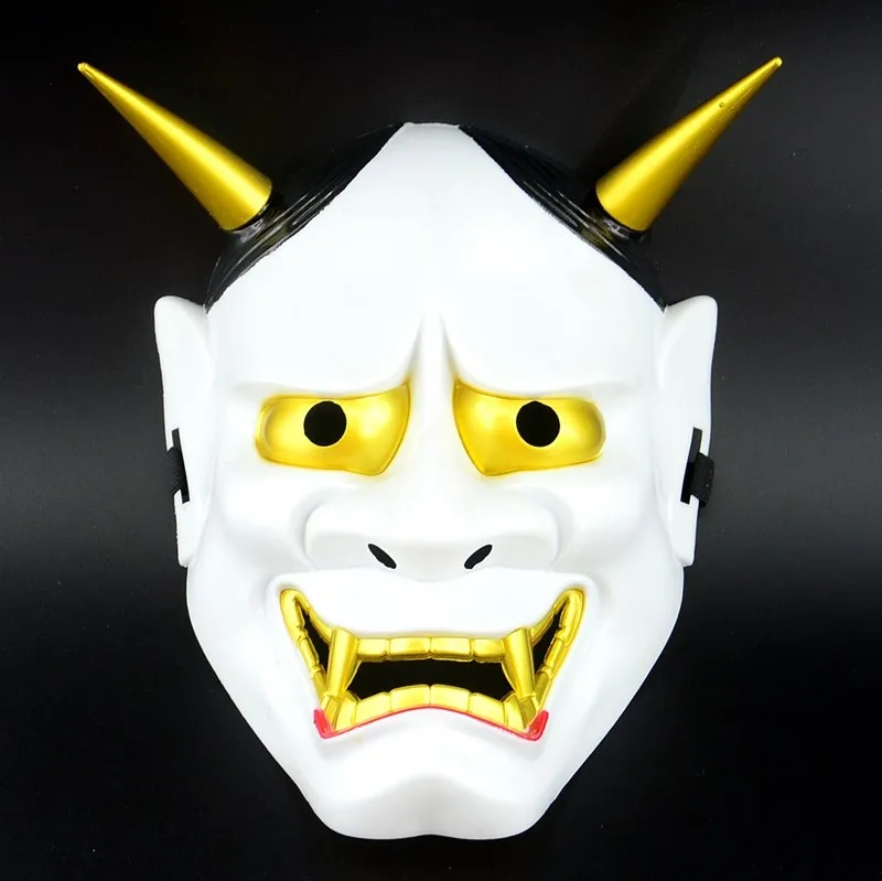 5 шт./лот квалифицированная маска Hannya Omen Noh Kabuki Samurai японская демоновая белая|demon