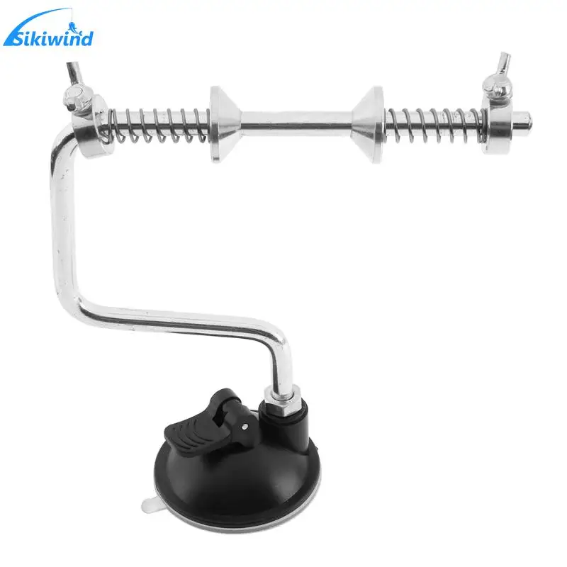 

sikiwind Aluminum Alloy Fishing Line Winder Reel Spool Spooler System Tackle Tool Suction Cup Sea Carp Fishing Tackle Tools