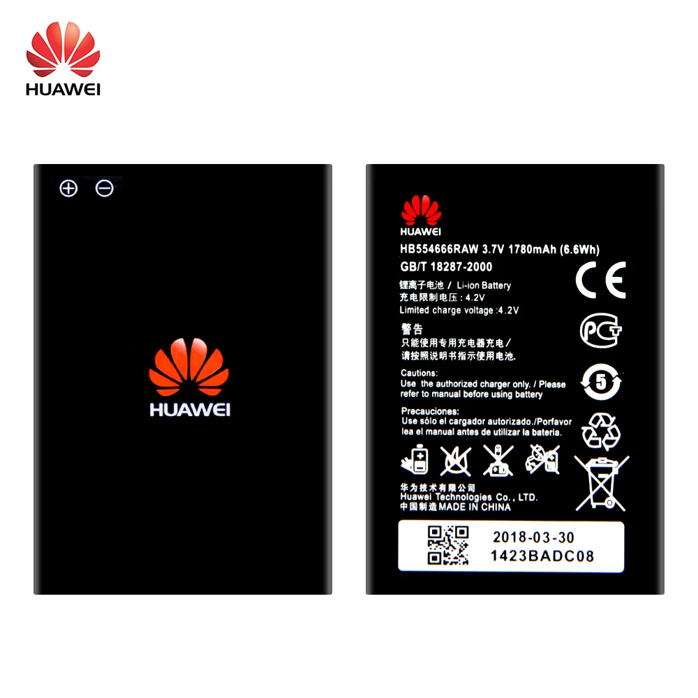 Оригинальный аккумулятор HB554666RAW для HuaWei 4G Lte Wi Fi роутер E5372 E5373 E5375 EC5377 E5330 Сменный