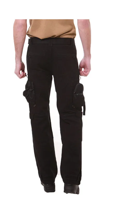 Men Cargo Pants Overalls Multi Pockets Military Tactical Pants Tooling Combat Style Plus Size Trouser Loose Commando Casual Pants (16)