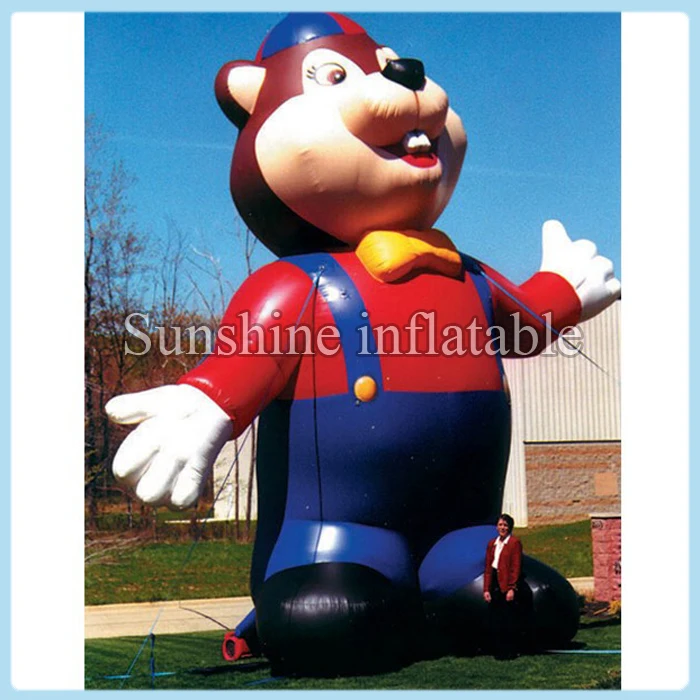 

Lovely inflatable cartoon giant inflatable squirrel with blower fast shipping