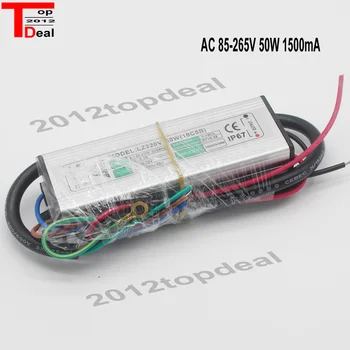 

Waterproof 50W 1500mA30-36V DC For High Power 50W LED Chip led Driver ; AC110V 220V input usage for 50w floodlight