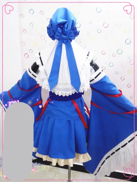 Ююко туху Проект Saigyouji Yuyuko косплей костюм лолита платье женский костюм изготовленный на заказ vestidos