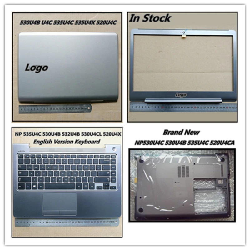 Online Bottom Fall Basis Abdeckung Untere Abdeckung LCD Zurück Abdeckung Palmrest Obere Abdeckung Für Samsung NP530U4B NP530U4C NP532U4C NP535U4C NP535U4X