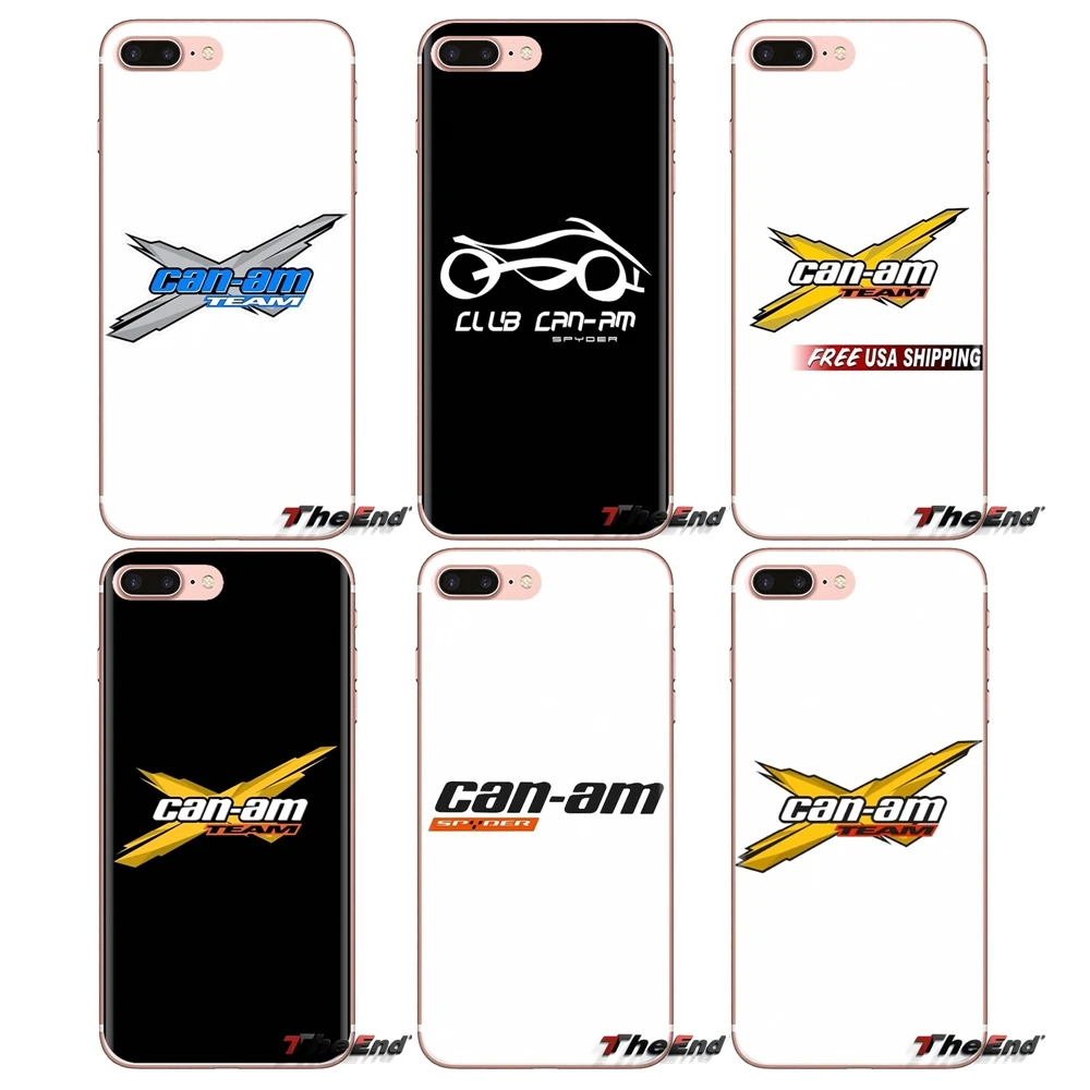 

For iPod Touch Apple iPhone 4 4S 5 5S SE 5C 6 6S 7 8 X XR XS Plus MAX Soft Transparent Shell Covers BRP Can Am Can-am Team