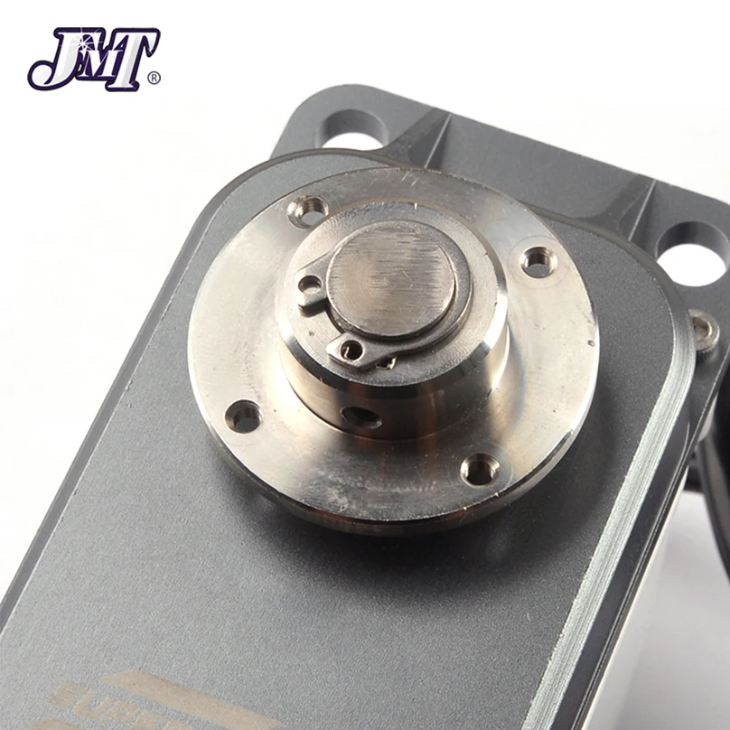 Günstige JMT 400 kg 200 kg Hohe Drehmoment Metall Gebürstet Servo Lenkgetriebe Geeignet für 12 v 24 v große Roboter Arm DIY Modelle UAV