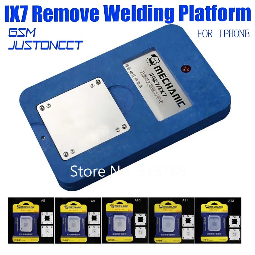 Стальная нагревательная платформа IX7 MECHANIC CPU NAND Chip для IPHONE BGA A8 A9 A10 A11 A12