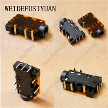 10pcs lot 3 5mm Audio Jack Headphone Port for Acer 4810 4830 4741 4750 8Pin Microphone Female Socket Connector