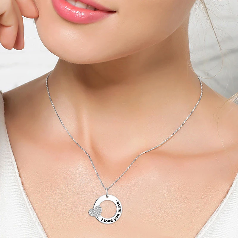 925-Sterling-Silver-Jewelry-Women-I-LOVE-YOU-MORE-Crystal-Love-Heart-Pendants-Necklaces-Silver-Chain (1)