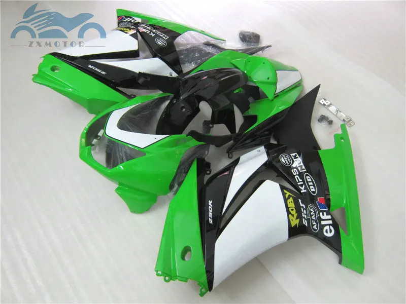 Пользовательские комплект обтекателей для SUZUKI K3 GSXR1000 2003 2004 Мотоцикл Спортивные Обтекатели 03 04 GSXR1000 зеленого и белого цветов aftermarket Кузов