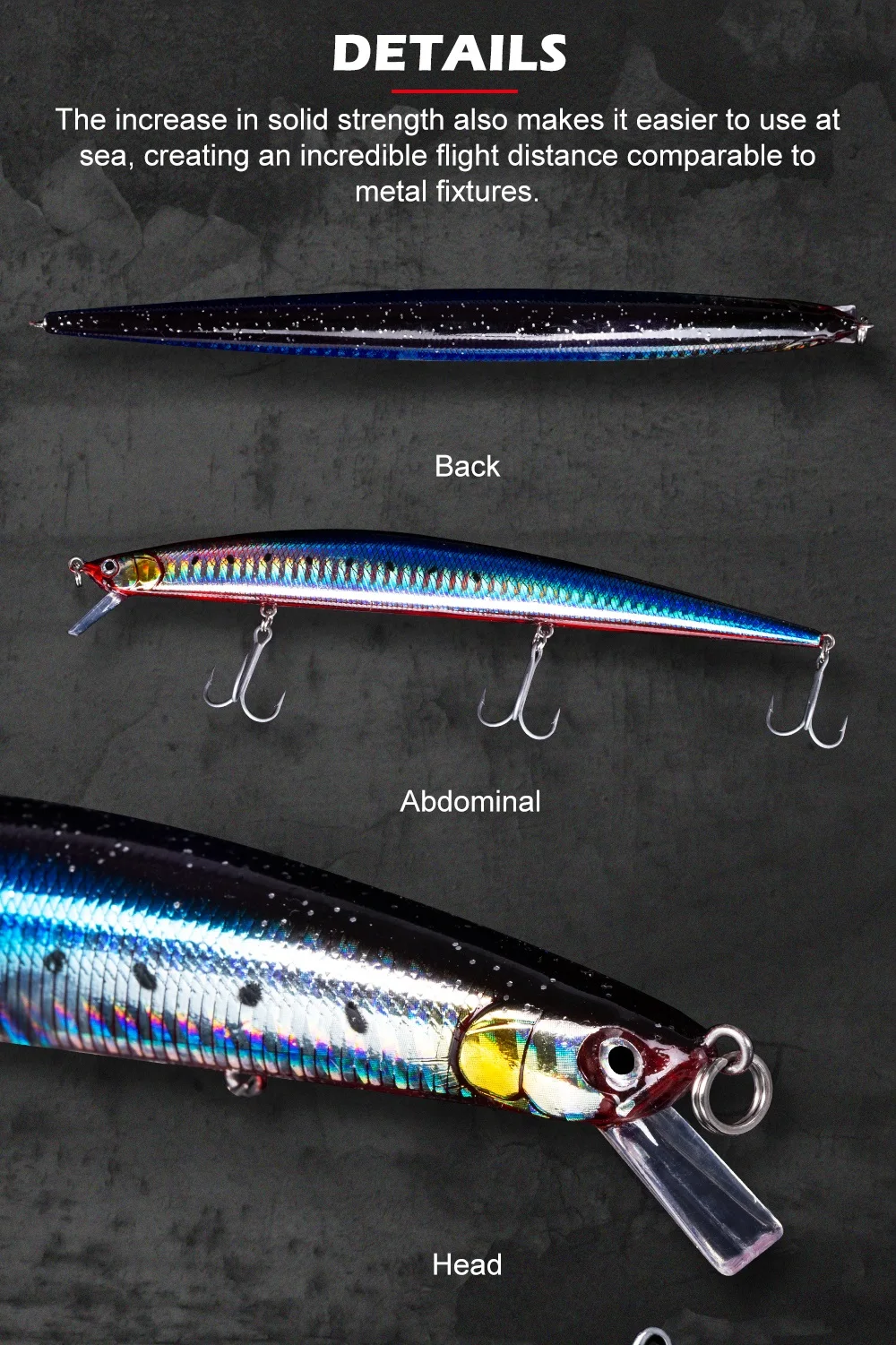 Hunthouse Tide Slim Minnow flyer175 плавающая жесткая приманка для рыбалки Морская рыбалка 175 мм 25 г/34 г ABS пластик для морской щуки