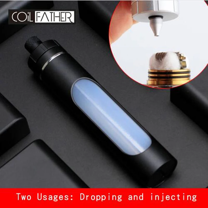 

Coil Father PUMP Eliquid Squonk Bottle Multi-function Ejuice Metal BF Bottle 30ml Squonk Bottle for RDA/RBA Ecig Feeder Bottle