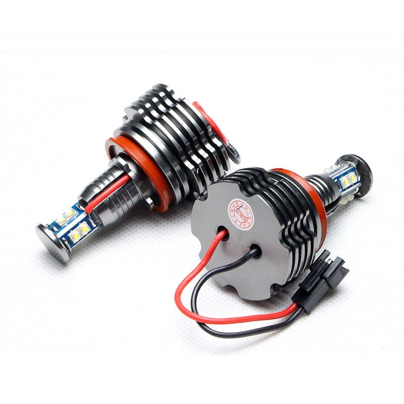 

7000K super white H8 40W 8 x 5W Angel eyes LED Marker bulb 12V for BMW E87 E82 E92 M3 E93 E70 X5 E71 X6 canbus error free
