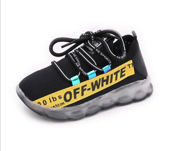 Brand New Children Shoes With Light Kids Boys Led Shoes Glowing Sneakers Baby Running shoes Fashion Shoes