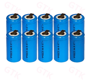 

SALE! GTK 30 pcs NIMH SC 1.2V 2000mAh high rate rechargeable battery interphone aircraft diy battery pack for sweeper vacuum