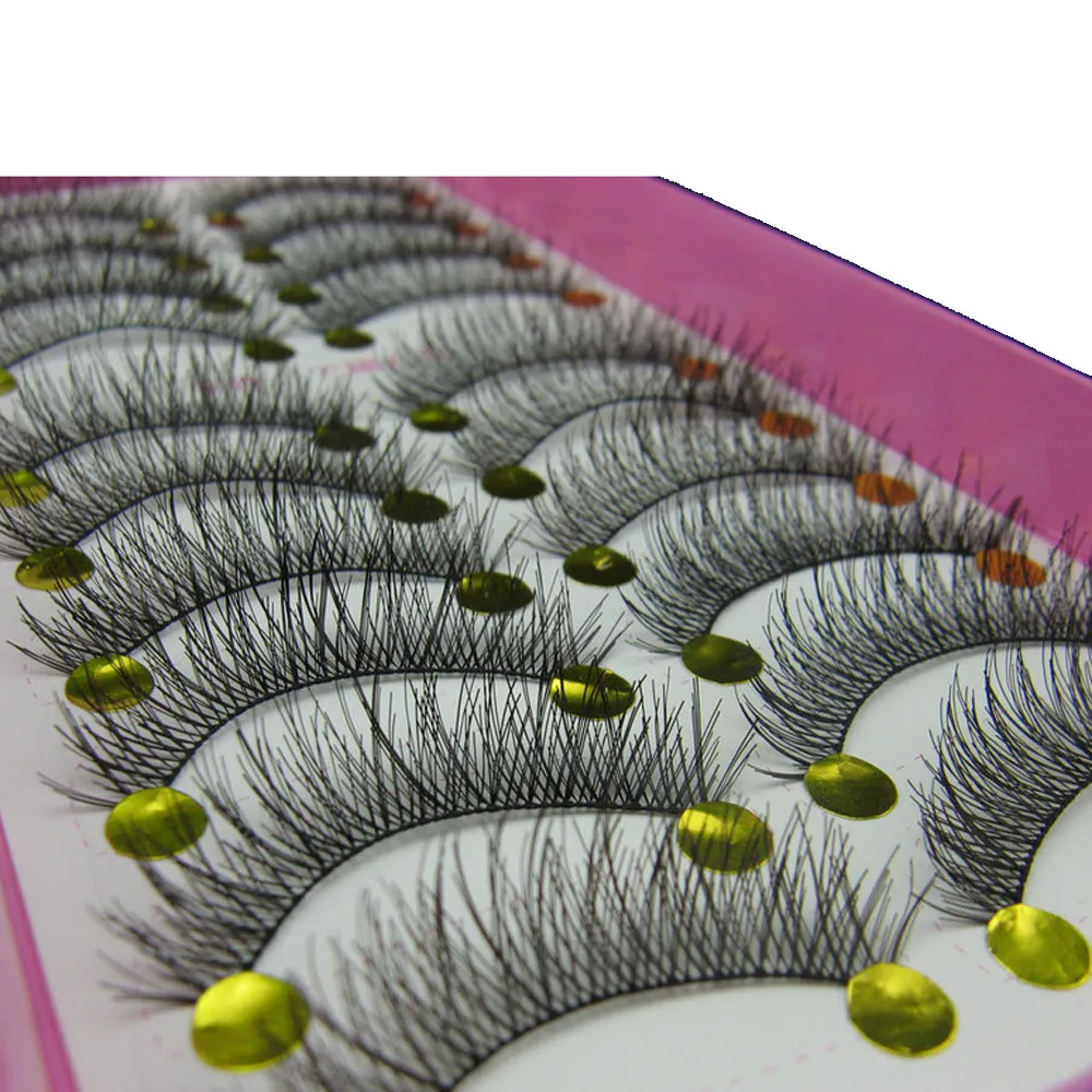 

OutTop Simple to use and comfortable to wear best seller New Japanese Style Black 10 Pairs High-quality magnet eyelashes