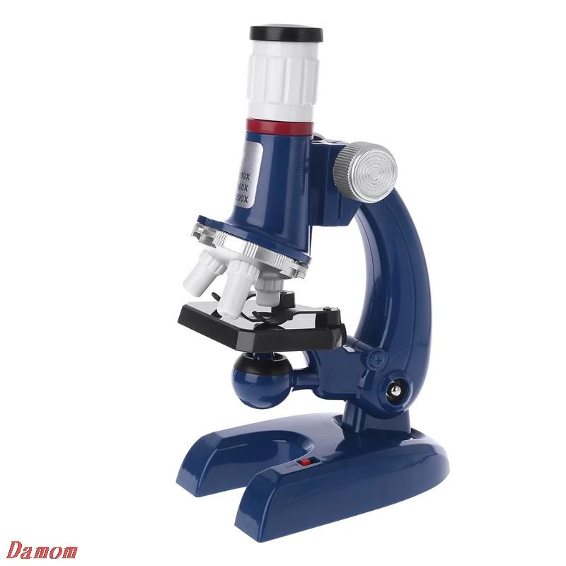 

100X-1200X Biological Microscope Kit w/ Mobile Phone Holder Educational Toy Gift