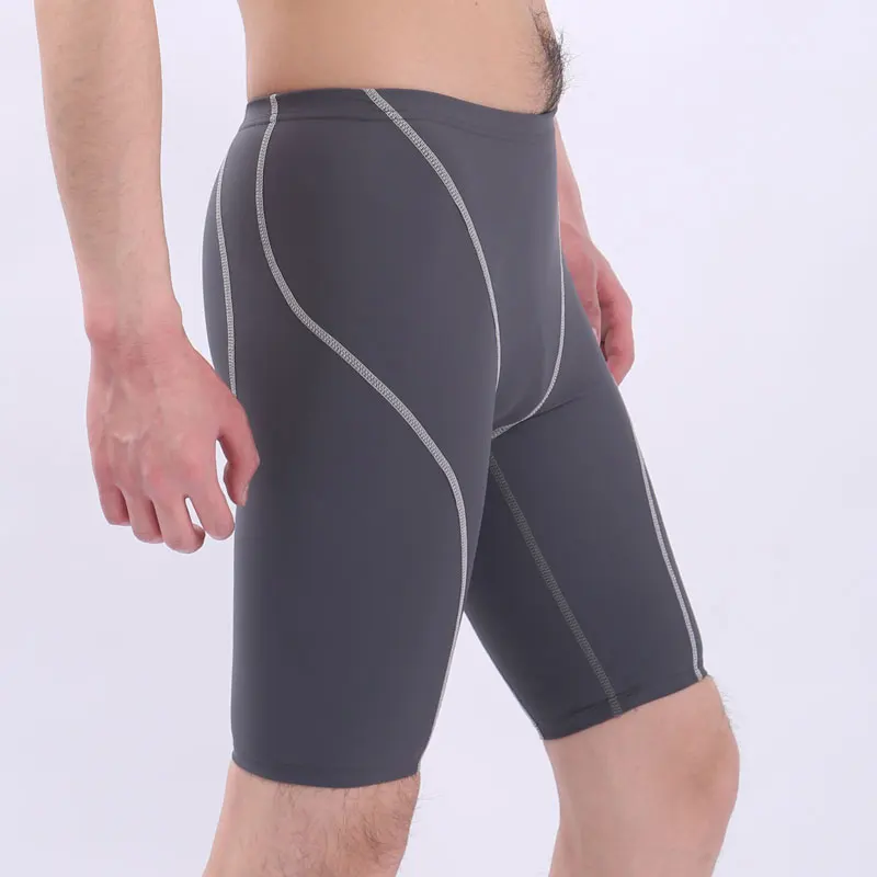 

Few male swimming trunks professional athletes sport swimming pants quick-drying swimwear for men Free Shipping