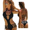 Sexy Trikini Triquini 2022 New One Piece Swimsuit Women Swimwear Female Floral Print Bathing Suit Bandage Monokini Thong Trikini ► Photo 1/6