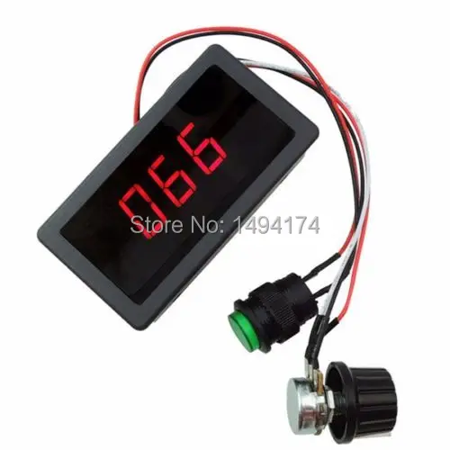 WQScosea Q8S-136 DC 6-30V 9V 12V 24V 8A PWM переключатель управления скоростью с цифровым