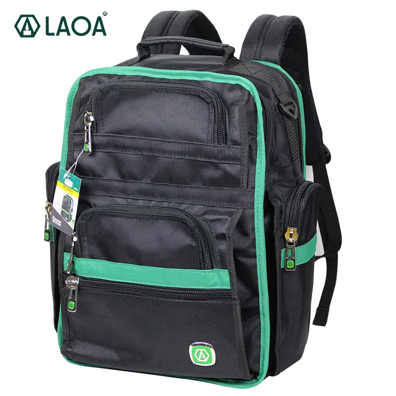 

LAOA Eletricista Tool Bags Shoulders Tool Tradesman Organizer Bag Backpack Multifunction knapsack with Tools Storage