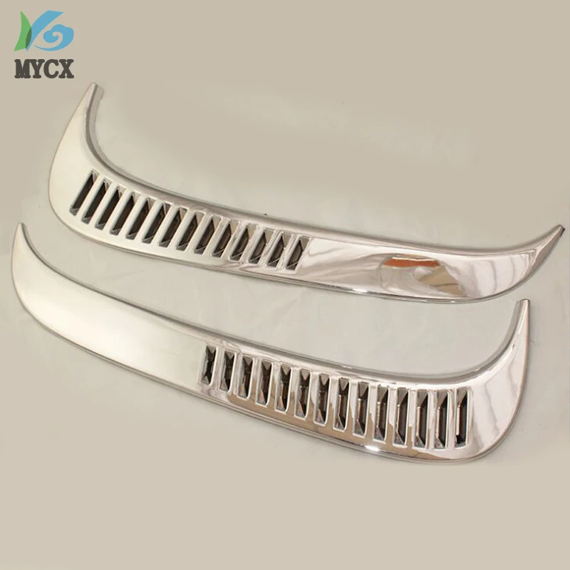 

Chrome side wind cover for toyota land cruiser autana prado fj80 1990-1997 ABS car styling auto accessories For Prado 80