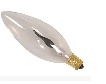 

20pcs E12 3w led candle light bulbs 90-260v flame blinking effect 32*95mm