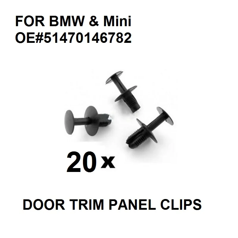 20x For BMW Engine Cover Clips / Motor Insulation / Engine Bay Shield