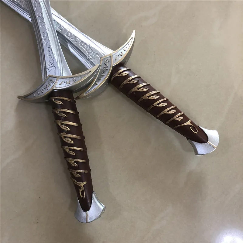 1:1 Movie Cosplay Sword 72cm Gold Sting The Hobbit Frodo Baggins Sword Kids Gift Safety PU Material