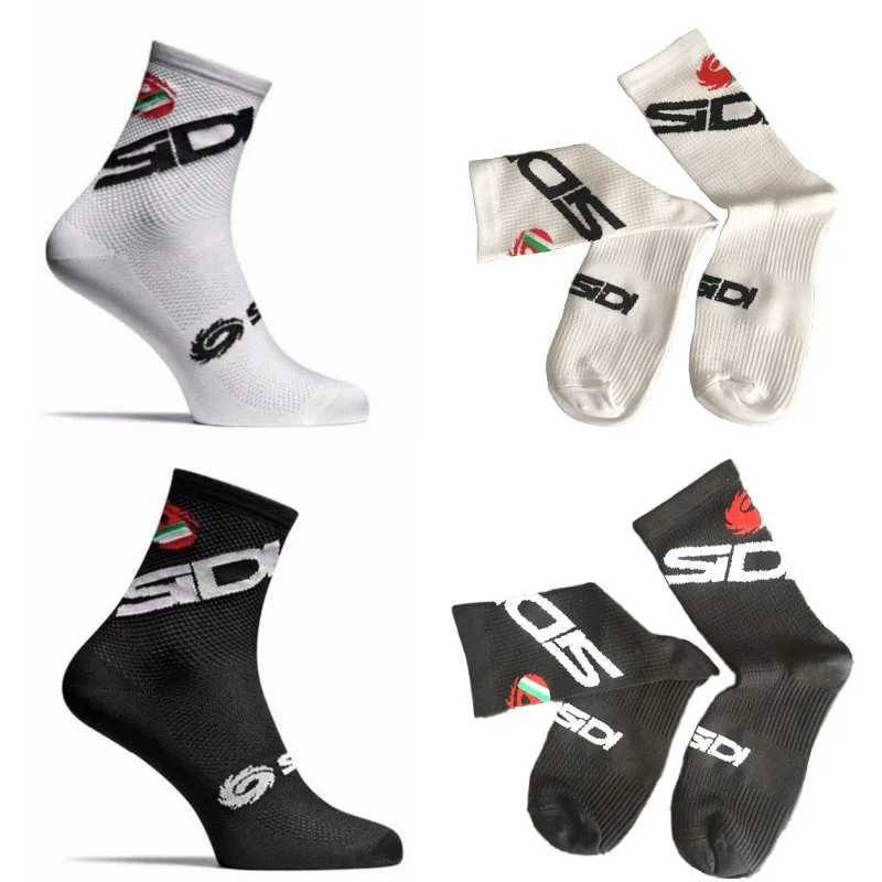 

New Cycling Socks Men Women Sports Outdoor Black White Breathable Road Bikes Socks Running Outdoor Socks