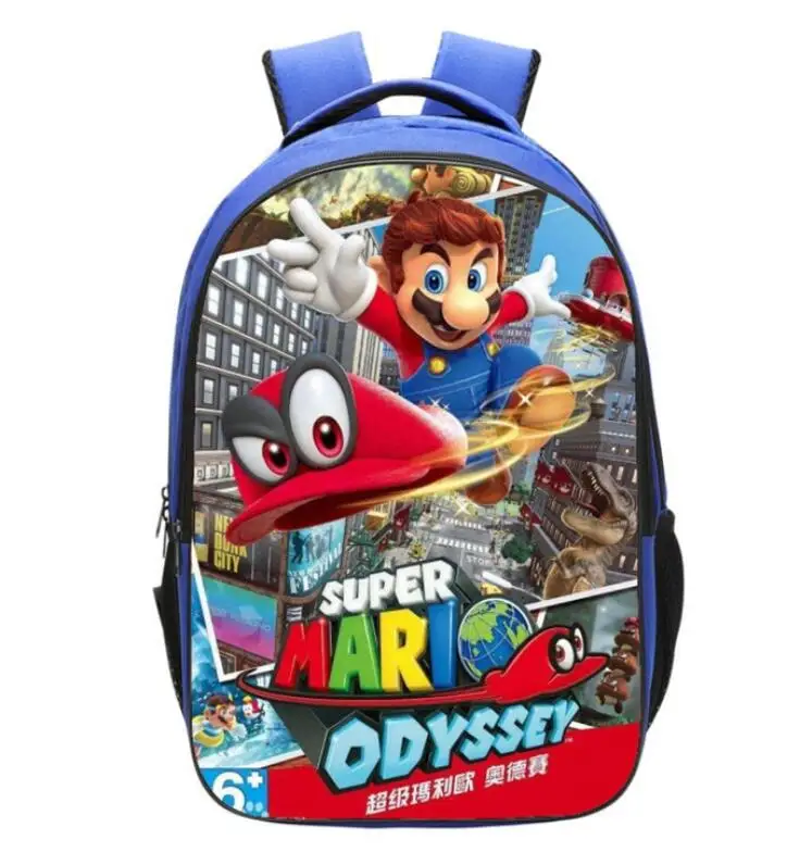Super Mario Bros Детский сад Infantile школьные сумки Sonic Bookbags Детские подростковые Детская сумка-рюкзак - Цвет: photo color