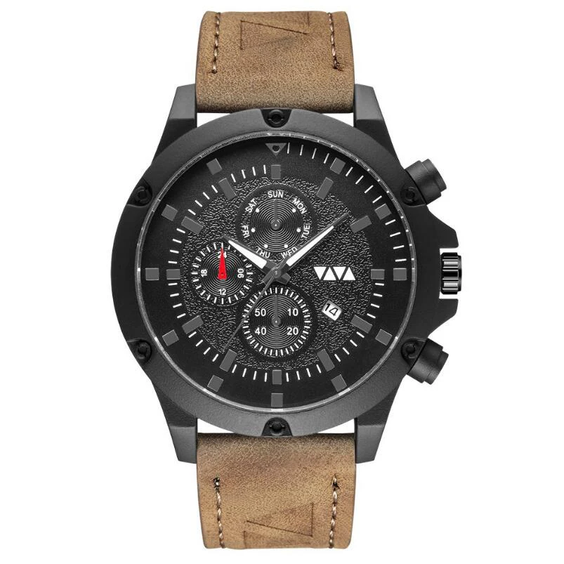 

Cool Sports black waterproof calendar quartz watch wrist watches men clock large watch vintage relogio masculino