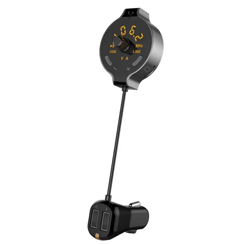 Q8S Беспроводной автомобиля Bluetooth FM передатчик, автомобильный комплект Hands-free MP3 плеер