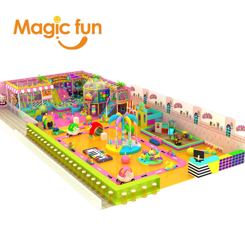 

MAGICFUN inflatable playground scivoli per bambini commercial bounce house playground para