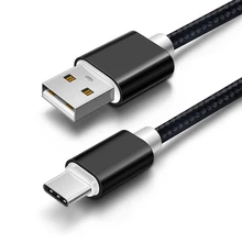Металлический плетеный 3 м длинный USB кабель type C для samsung S8 S9 A9s LG G5 G5 V20 V30 sony Xperia XZ2 XZ3 Быстрая зарядка USB кабели для передачи данных